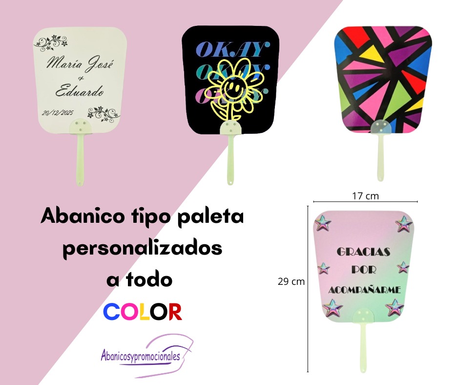 Abanico paleta